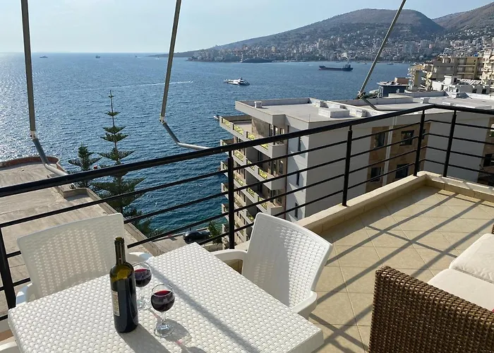Appartamento With Huge Sea View Balcony Sarandë